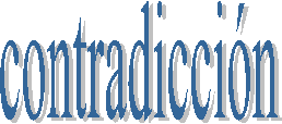contradicción