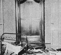 Habitación de Hipólito Yrigoyen saqueda en el golpe de 1930