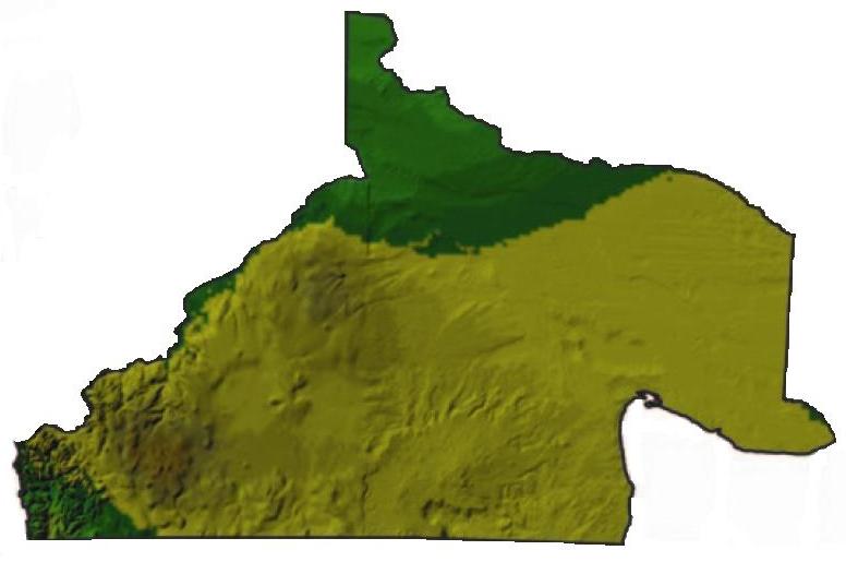 Mapa que indica la velocidad media anual de los vientos en la provincia en metros por segundo