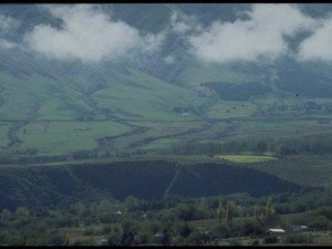 Vista aérea de Tafí del Valle